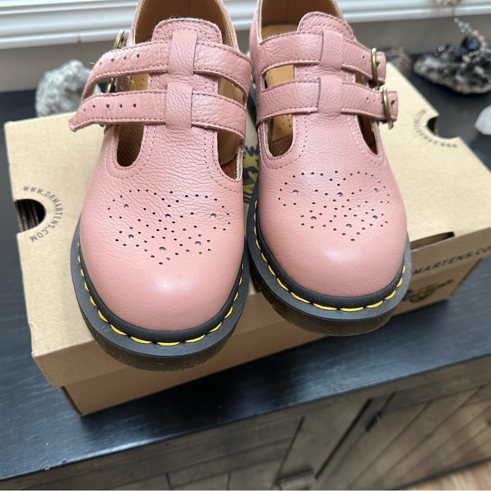 Brand new Mary Jane Doc Martens peace beige. Adorable never wore them.